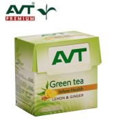 AVT Green Lemon & Ginger Tea, (10 Tea Bags)
