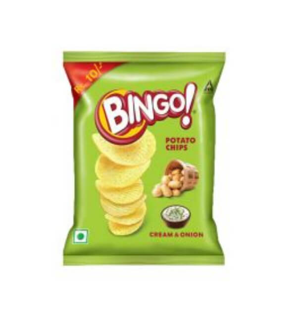 Bingo Potato Chips Cream & Onion