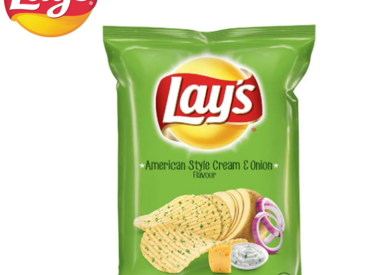 lays potato chips sour cream and onion