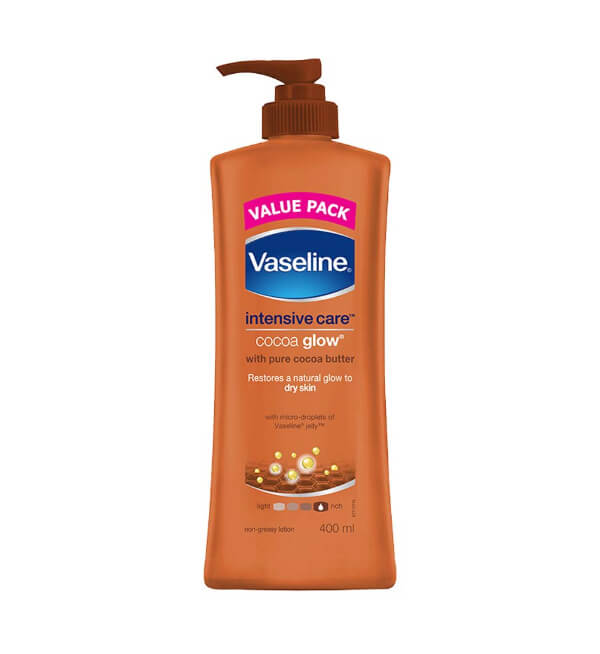 Vaseline Intensive Care Cocoa Glow Lotion For Dull & Dry Skin