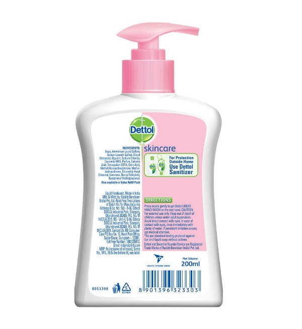 Dettol Skincare Germ Protection Handwash Liquid