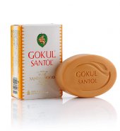Gokul Santol Pure Sandalwood Soap -கோகுல் சாண்டோல் தூய சந்தன சோப்பு 75gm (Pack of 3)