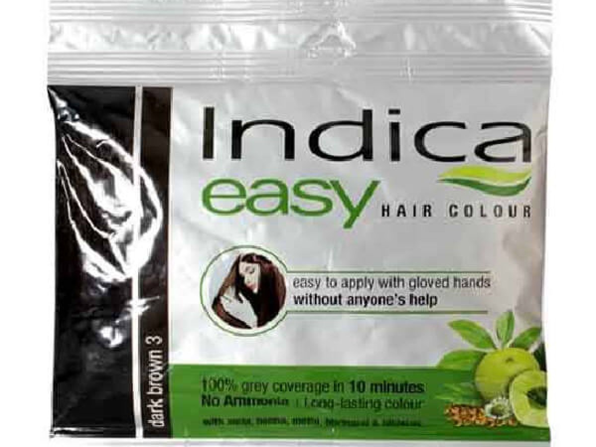 Indica Easy Hair Color Dark Brown - 3 - இண்டிகா ஈஸி ஹேர் கலர் டார்க்  பிரவுன் - 3 (25 ml) - Nagercoil Shopping App 