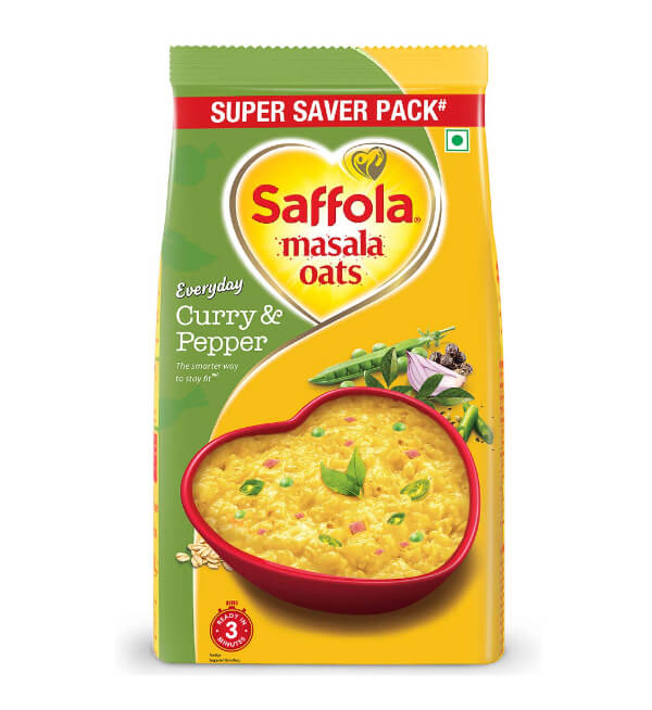 Saffola Masala Oats Curry And Pepper